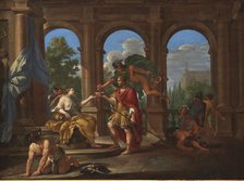 Circe and Ulysses, 1611-1669. Creators: Filippo Lauri, Pietro da Cortona.