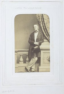 William Ewart Gladstone, 1861. Creator: John Jabez Edwin Mayall.