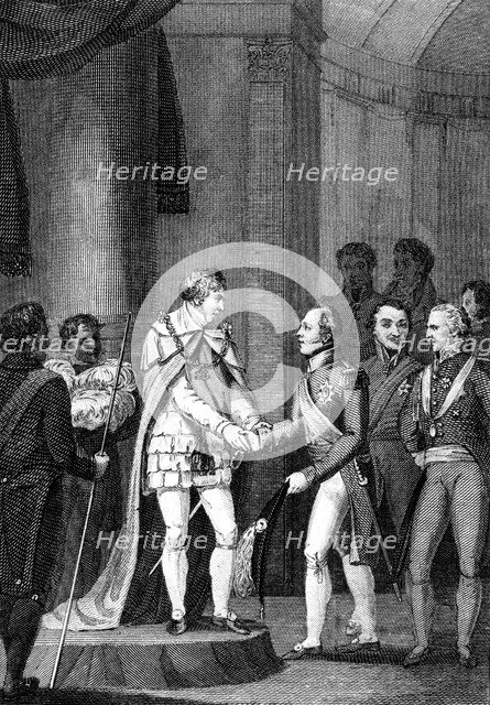 'The Illustrious Visitors', 1815.Artist: George M Brighty