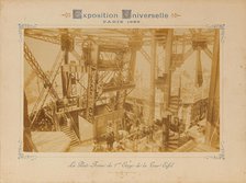 Exposition universelle, Paris 1889. La Plate Forme du 2me Etage de La Tour Eiffel, 1889. Creator: Anonymous.