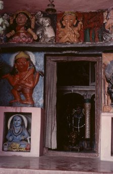 Hindu temple, Dharamsala, India, 1988. Creator: Amanda Waite.