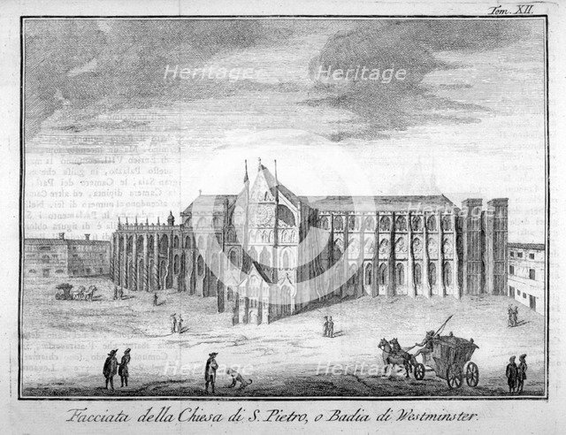 Westminster Abbey, London, 1742. Artist: Anon