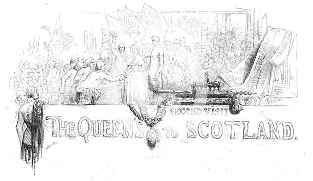 The Queen's second visit to Scotland, 1844. Creator: Smyth.