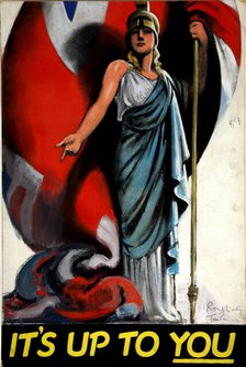 'It's Up To YOU', World War II poster, c1939-c1945. Creator: Tom Purvis.