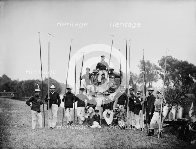 Swan-uppers, Staines, Surrey, c1885. Artist: Henry Taunt
