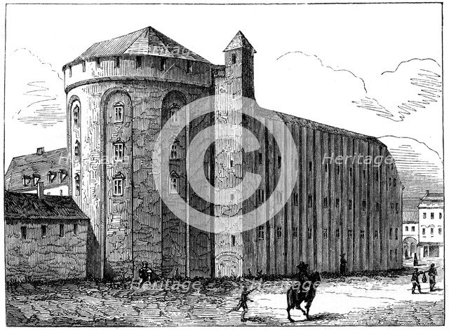 The Palace of Trêves, France, c17th century (1849). Artist: Unknown