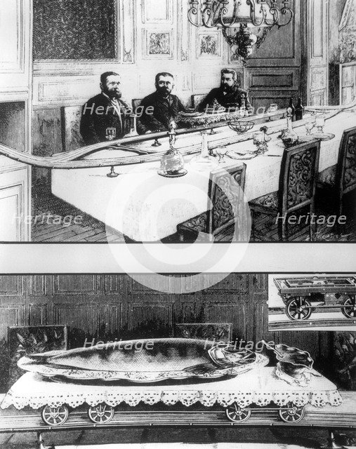 Gaston Meunier's Meals on Wheels, 19th century(?). Artist: Unknown