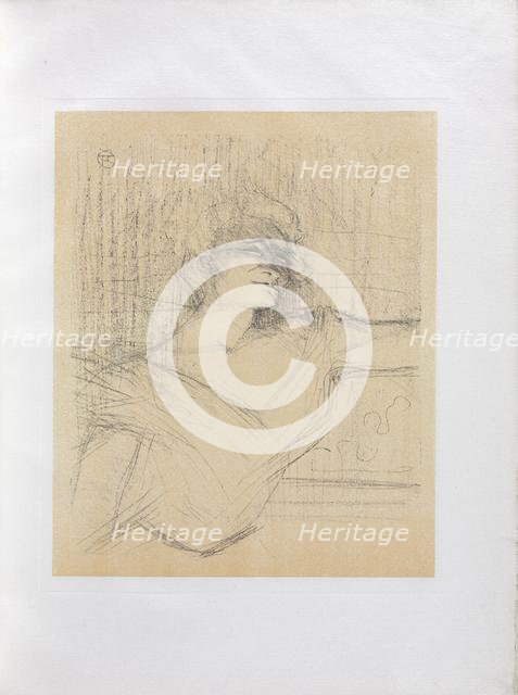 Yvette Guilbert-English Series: Dans la glu, 1898. Creator: Henri de Toulouse-Lautrec (French, 1864-1901).