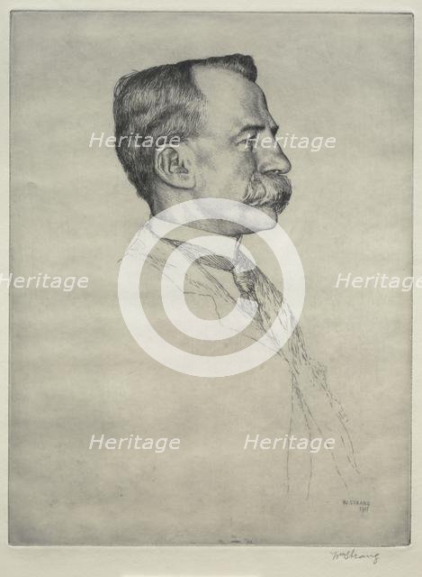 E. T. Bull, 1907. Creator: William Strang (British, 1859-1921).