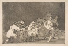 Plate 17 from the 'Disparates': Loyalty, ca. 1816-23 (private printing ca.1854). Creator: Francisco Goya.
