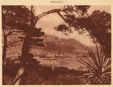'View taken of Monte-Carlo from Monaco', 1930. Creator: Unknown.