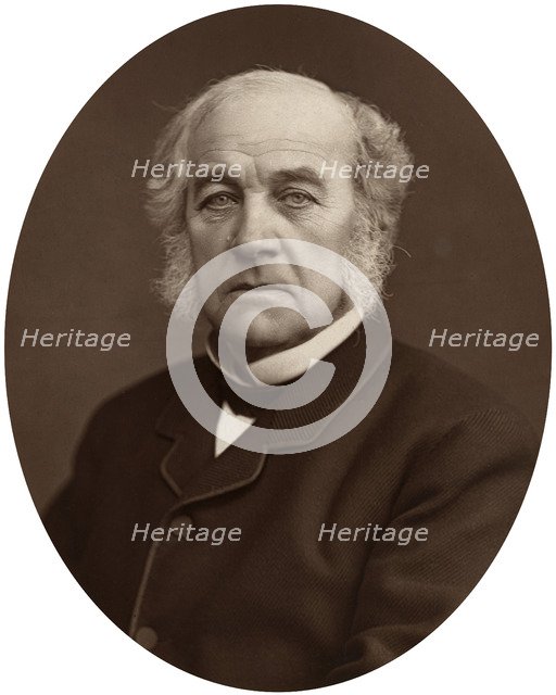 Samuel Morley, MP, industrialist and politician, 1882.Artist: Lock & Whitfield