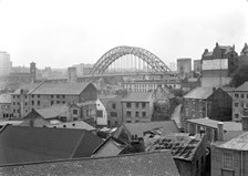 Tyne Bridge, Newcastle upon Tyne, 20th century.  Creator: Royal Commission on the Historical Monuments of England.