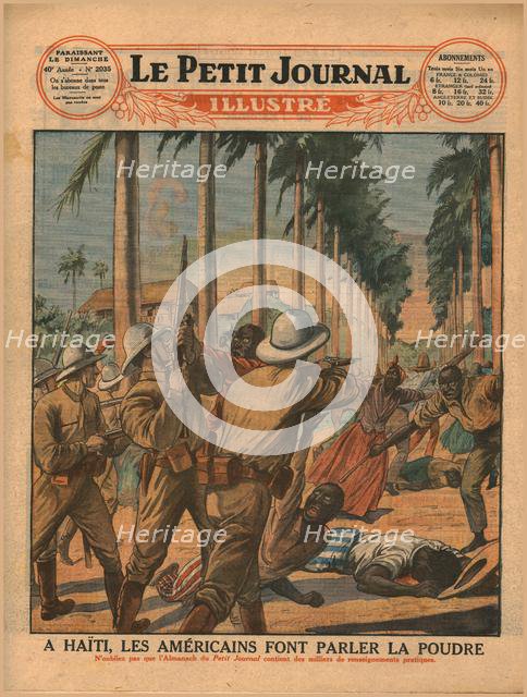In Haiti, the Americans let gunpowder do the talking, 1929. Creator: Unknown.