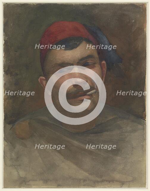 Self-portrait of Pieter Florentius Nicolaas Jacobus Arntzenius, 1884-1895. Creator: Floris Arntzenius.