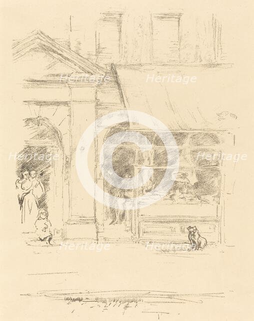 The Butcher's Dog, 1896. Creator: James Abbott McNeill Whistler.