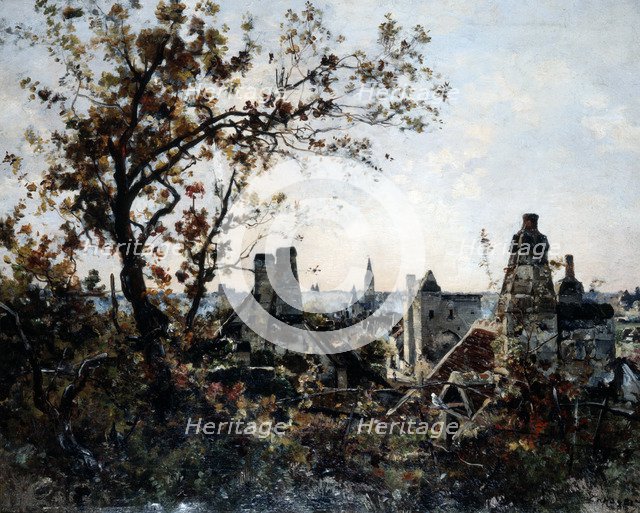 'The Tower of Chevalot in the Evening', 1885. Artist: Emmanuel Lansyer