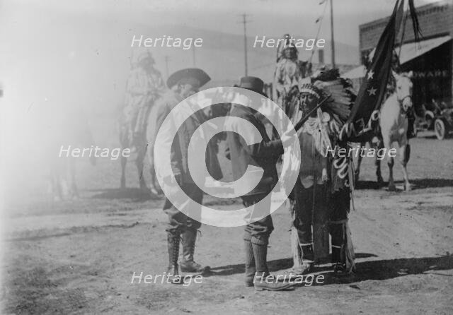 Colonel Cody & Prince of Monaco, 1913. Creator: Bain News Service.