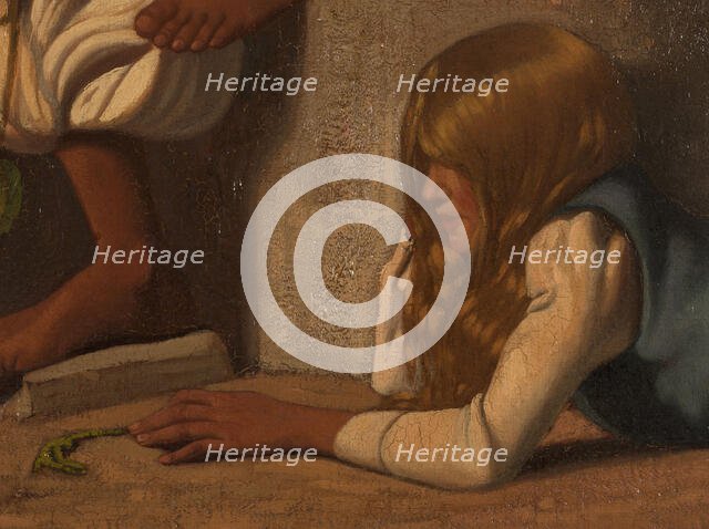 At the fountain, between 1833 and 1886. Creator: Louis Matout.