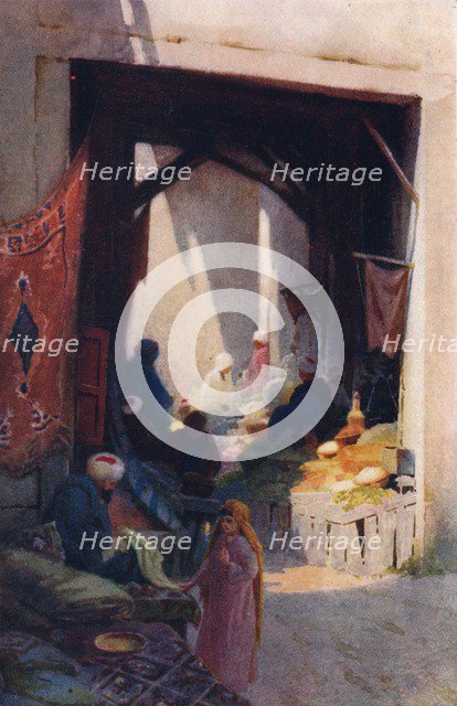 'A Bazaar', c1880, (1904). Artist: Robert George Talbot Kelly.