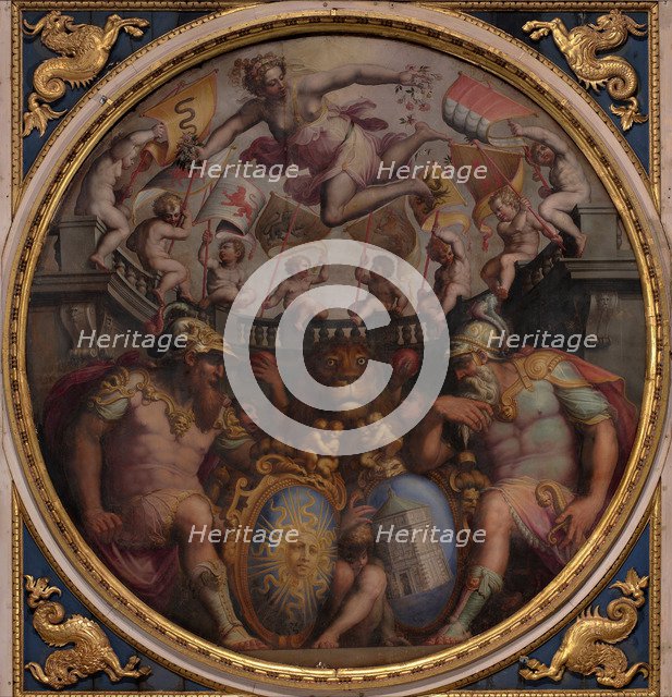 Allegories of the Quarters of San Giovanni and Santa Maria Novella, 1563-1565. Artist: Vasari, Giorgio (1511-1574)