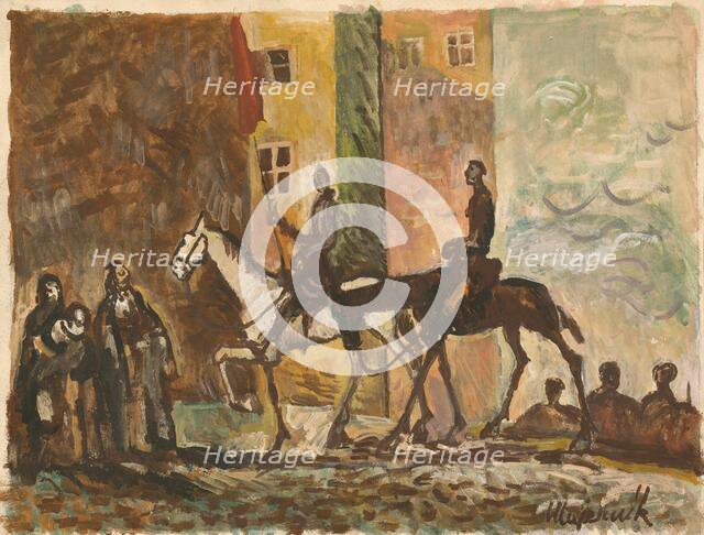 Triumphal return, 1944-1945. Creator: Cyprian Majernik.