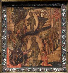 Portable Triptych Icon, 1600s. Creator: Unknown.