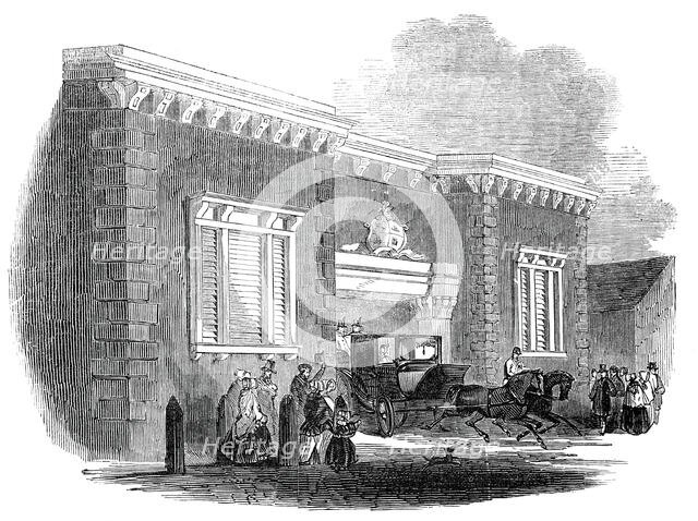 New landing place, at East Cowes, built for Her Majesty, 1845. Creator: Unknown.