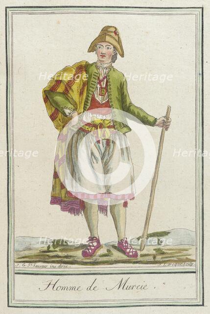 Costumes de Différents Pays, 'Homme de Murcie', c1797. Creator: Jacques Grasset de Saint-Sauveur.