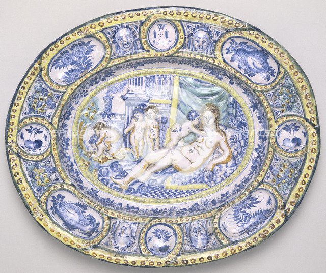 Delft charger, 1675. Artist: Unknown
