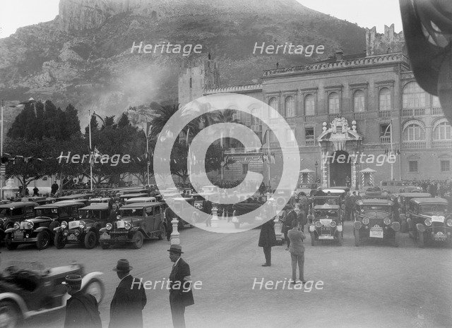 Monte Carlo Rally, Monaco, 1930.   Artist: Bill Brunell.