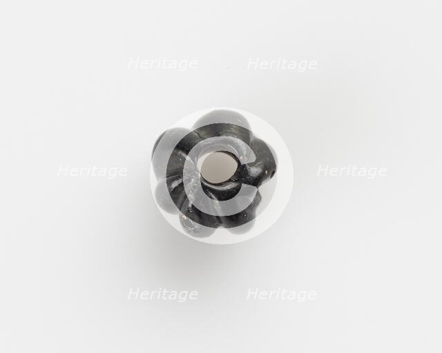 Bead, melon-shaped, New Kingdom, 1550-1196 BCE. Creator: Unknown.