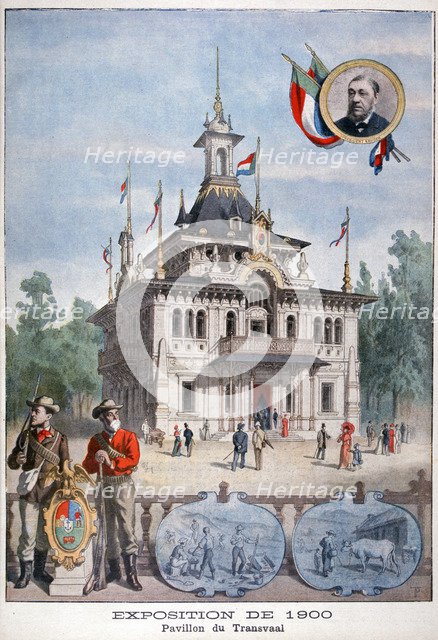The Transvaal pavilion at the Universal Exhibition of 1900, Paris, 1900. Artist: Unknown