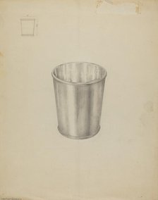 Silver Tumbler, c. 1937. Creator: Hester Duany.