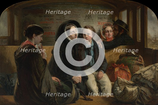 Second Class. The parting, 1854. Artist: Solomon, Abraham (1824-1862)
