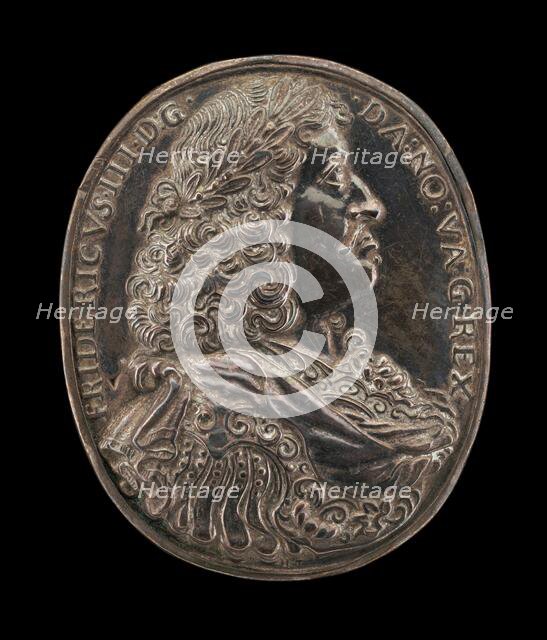 Frederick III, 1609-1670, King of Denmark and Norway 1648 [obverse], c. 1648. Creator: Master H.L.T..