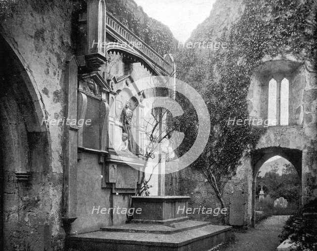 Muckross Abbey, Lakes of Killarney, Ireland, 1893.Artist: John L Stoddard