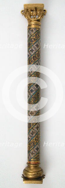 Colonnette from a Reliquary Shrine, German, ca. 1175-1200. Creator: Unknown.