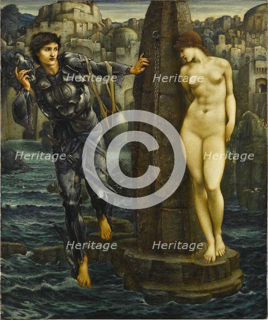 The Rock of Doom, 1885-1888. Creator: Burne-Jones, Sir Edward Coley (1833-1898).