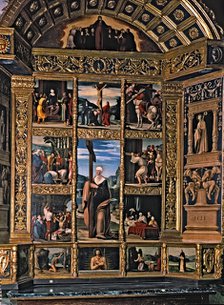 Altarpiece of Saint Helen, 1521, by Pedro Fernandez.