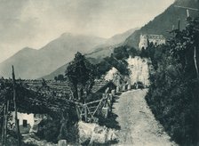 Landscape with Tyrol Castle, Merano, South Tyrol, Italy, 1927. Artist: Eugen Poppel.