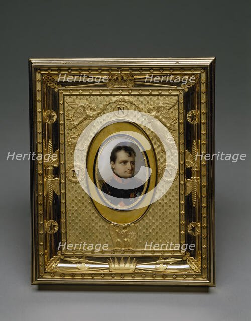 Napoleon I, 1812; Frame: 1808. Creator: Jean-Baptiste Isabey.