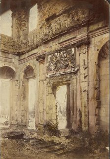 Tuileries Palace in ruins, 1871-1883. Creator: Unknown.