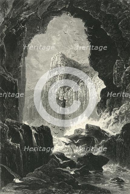 'The Lydstep Caverns (South Wales)', c1870.