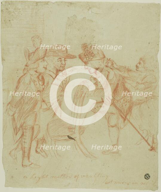 A Light Method of Vaulting, n.d. Creator: Henry William Bunbury.