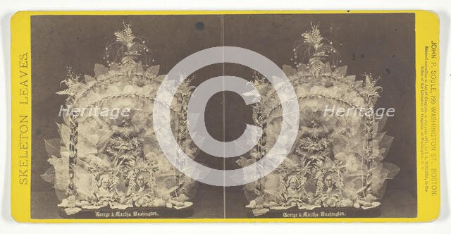 George & Martha Washington, 1874. Creator: John P. Soule.