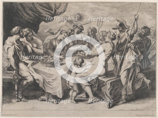 The Wedding Feast of Peleus and Thetis, 1636-79. Creator: Frans van den Wyngaerde.