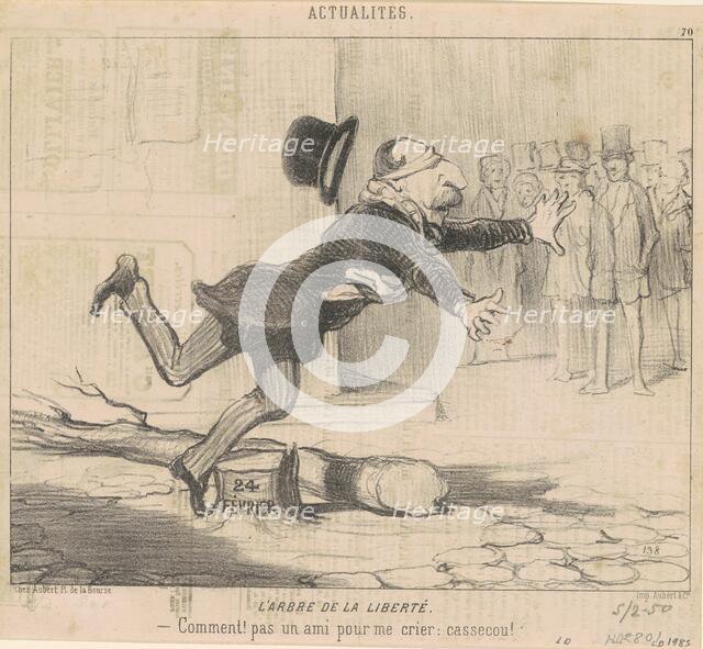 L'arbre de la liberté, 19th century. Creator: Honore Daumier.