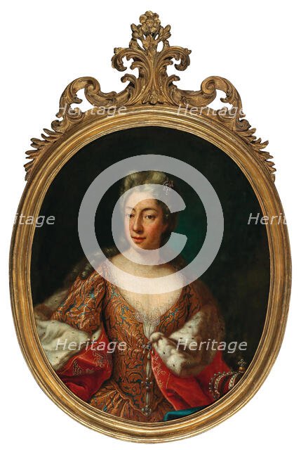 Portrait of Princess Anne Marie d'Orléans (1669-1728), Duchess of Savoy. Creator: Clementi, Maria Giovanna, (La Clementina) (1692-1761).