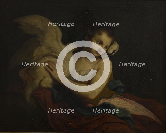 Leda and the Swan, c1810. Creator: Jan Wincenty Kopff.